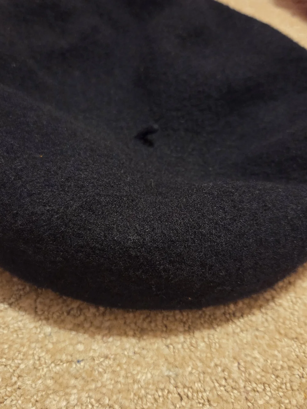 Rue 21 Classic Black French Style Wool Like Beret Womens Accessories